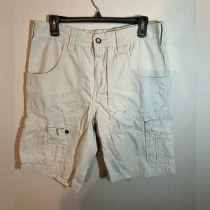 Men’s Sperry Cream Color Cargo Shorts Size 32
